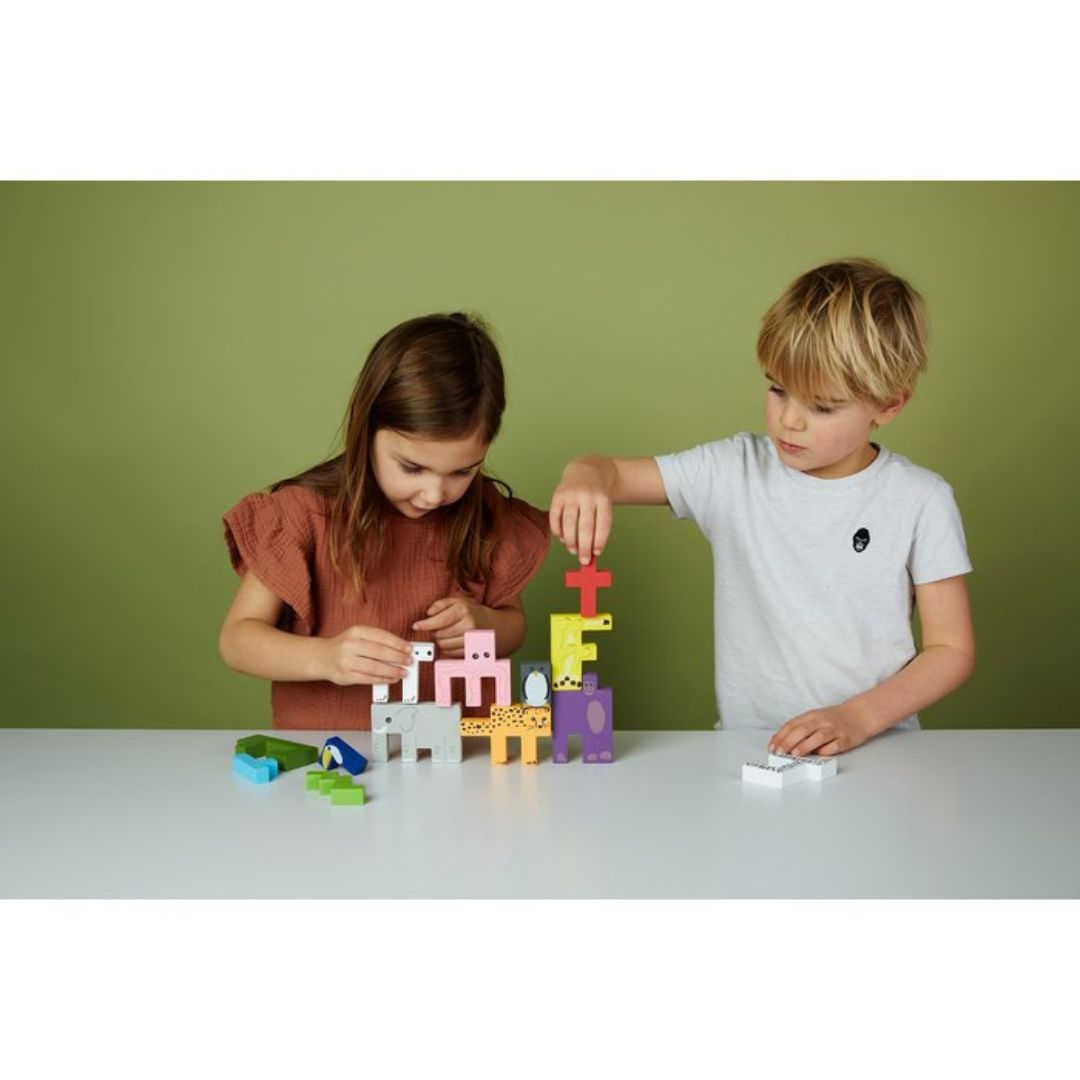 3D Puzzel Stoere Dieren - Superblocco +3jr