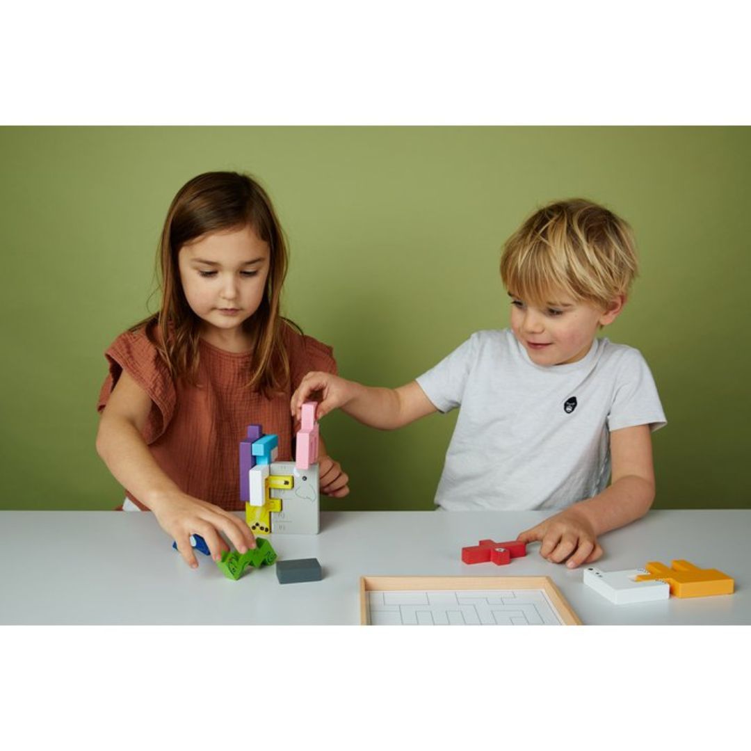 3D Puzzel Stoere Dieren - Superblocco +3jr