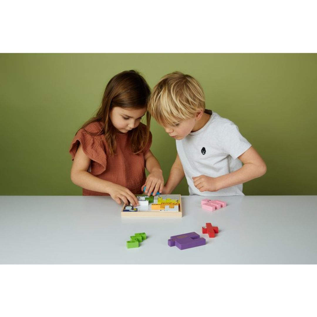 3D Puzzel Stoere Dieren - Superblocco +3jr