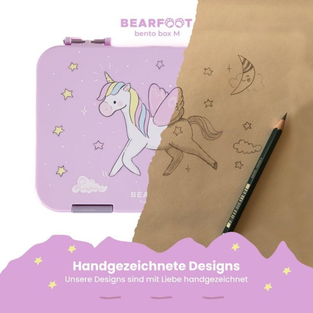 eenhoorn lunchbox met vakjes