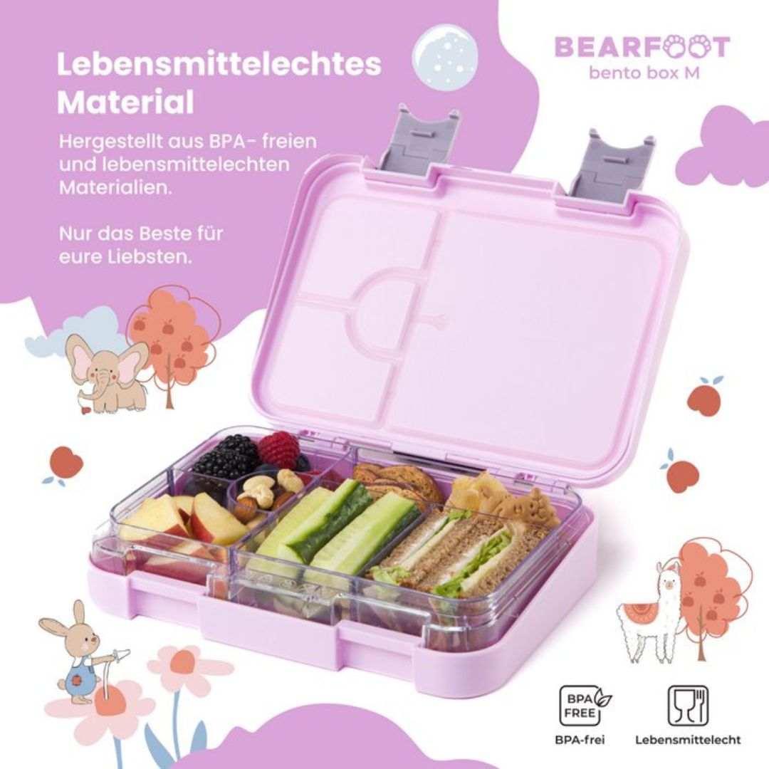 brooddoos met vakjes unicorn