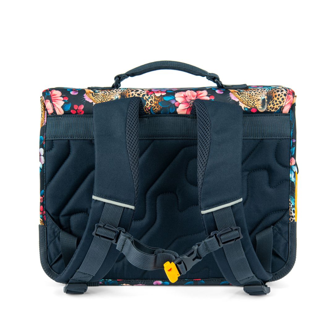 Stones and Bones Boekentas Cedar Floral Ambush Navy