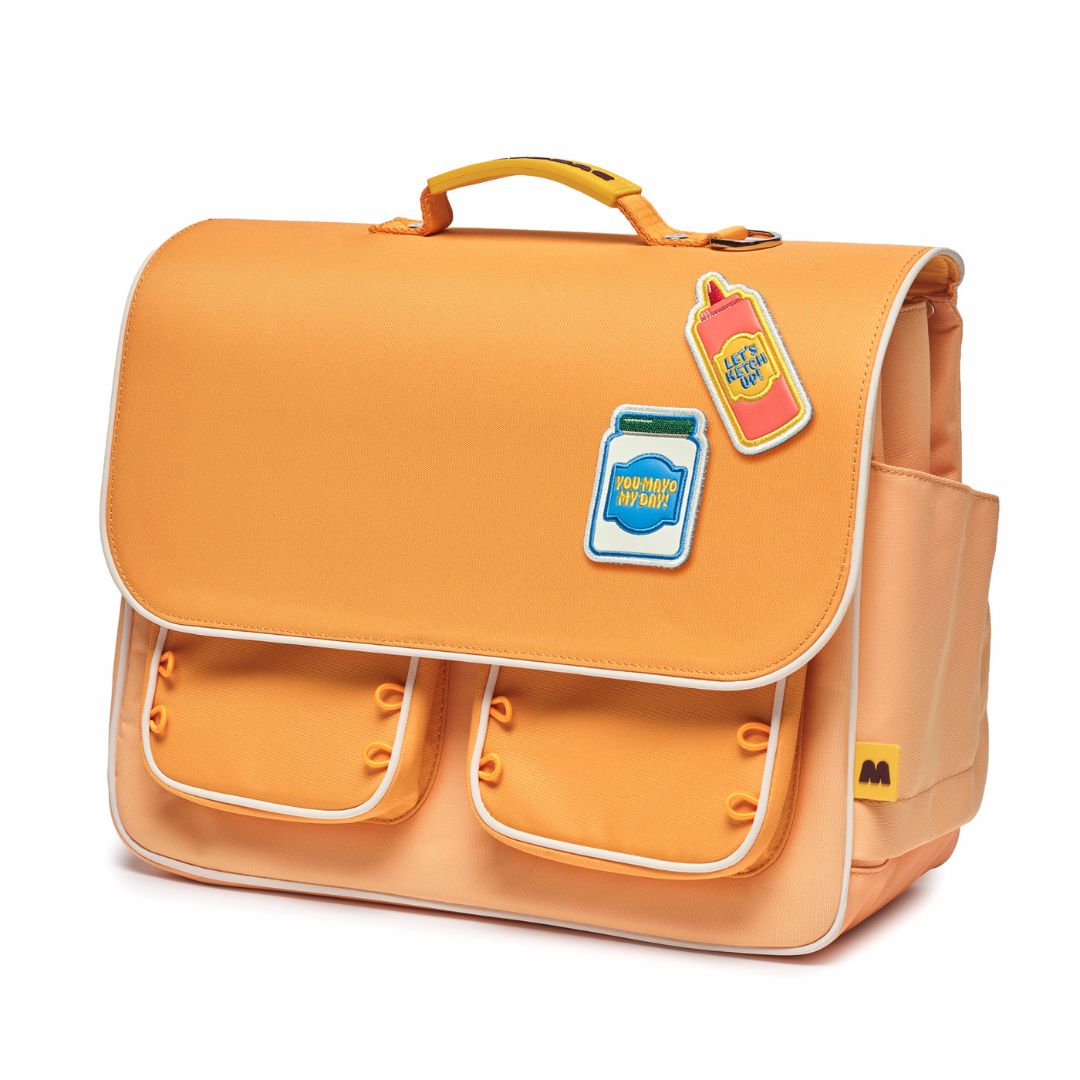 Moodbag boekentas eerste leerjaar geel