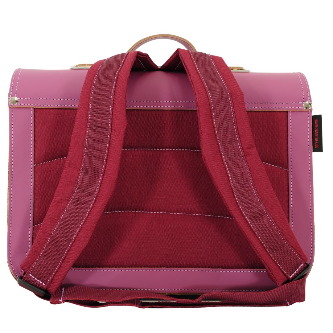 Own Stuff Boekentas Classic Leopard Plum