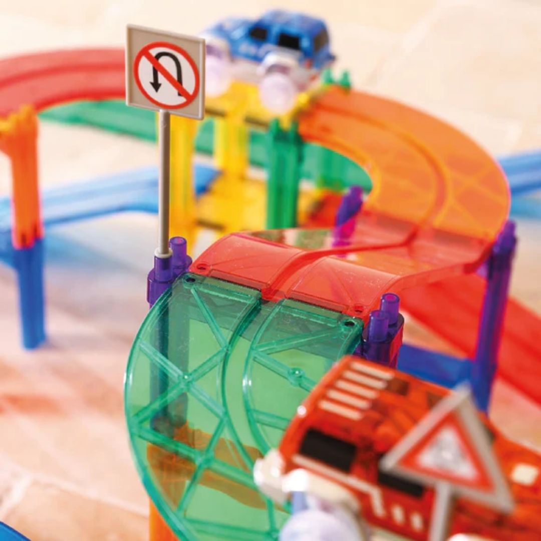 magnetisch speelgoed racebaan