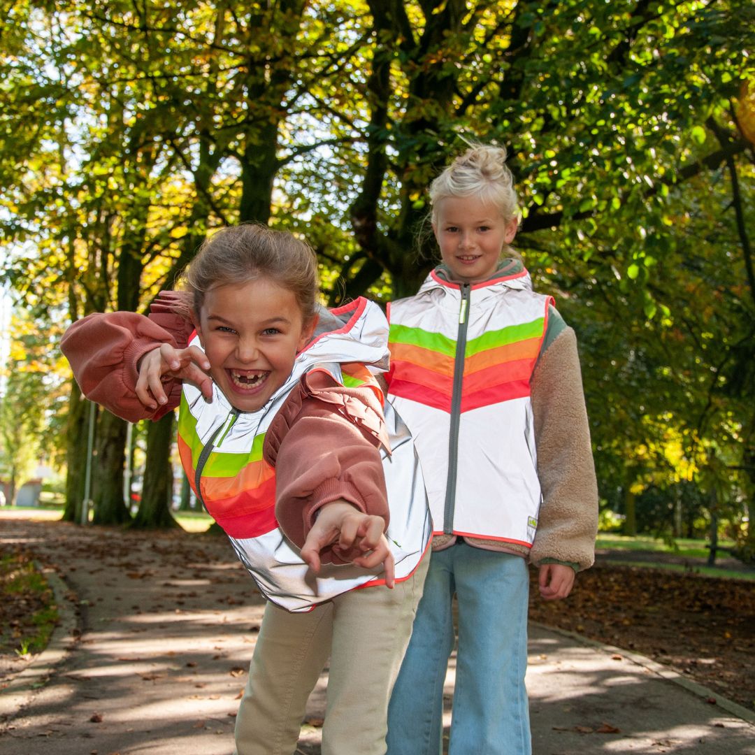 fluohesje regenboogkleuren kinderen