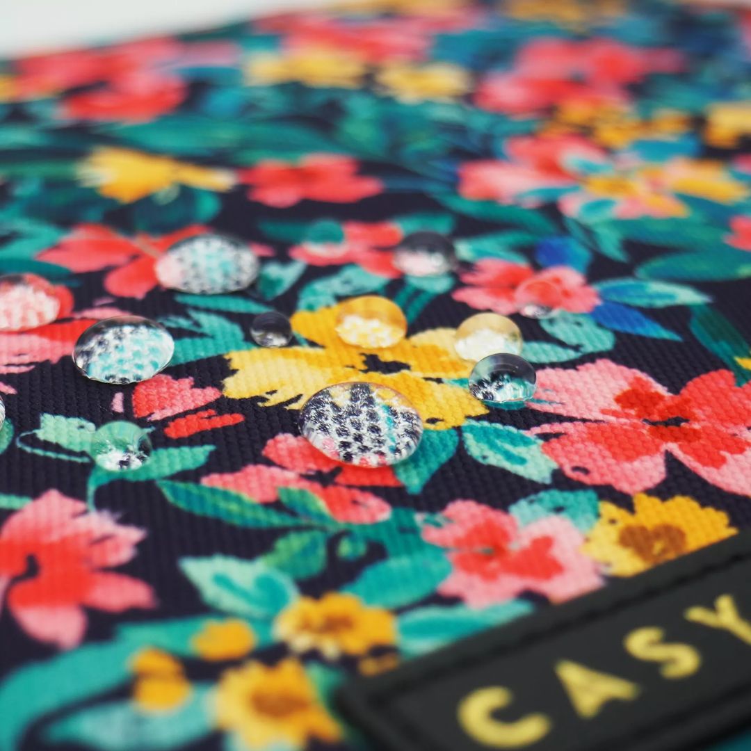 Laptophoes Casyx Dark Floral Watercolor 15 inch