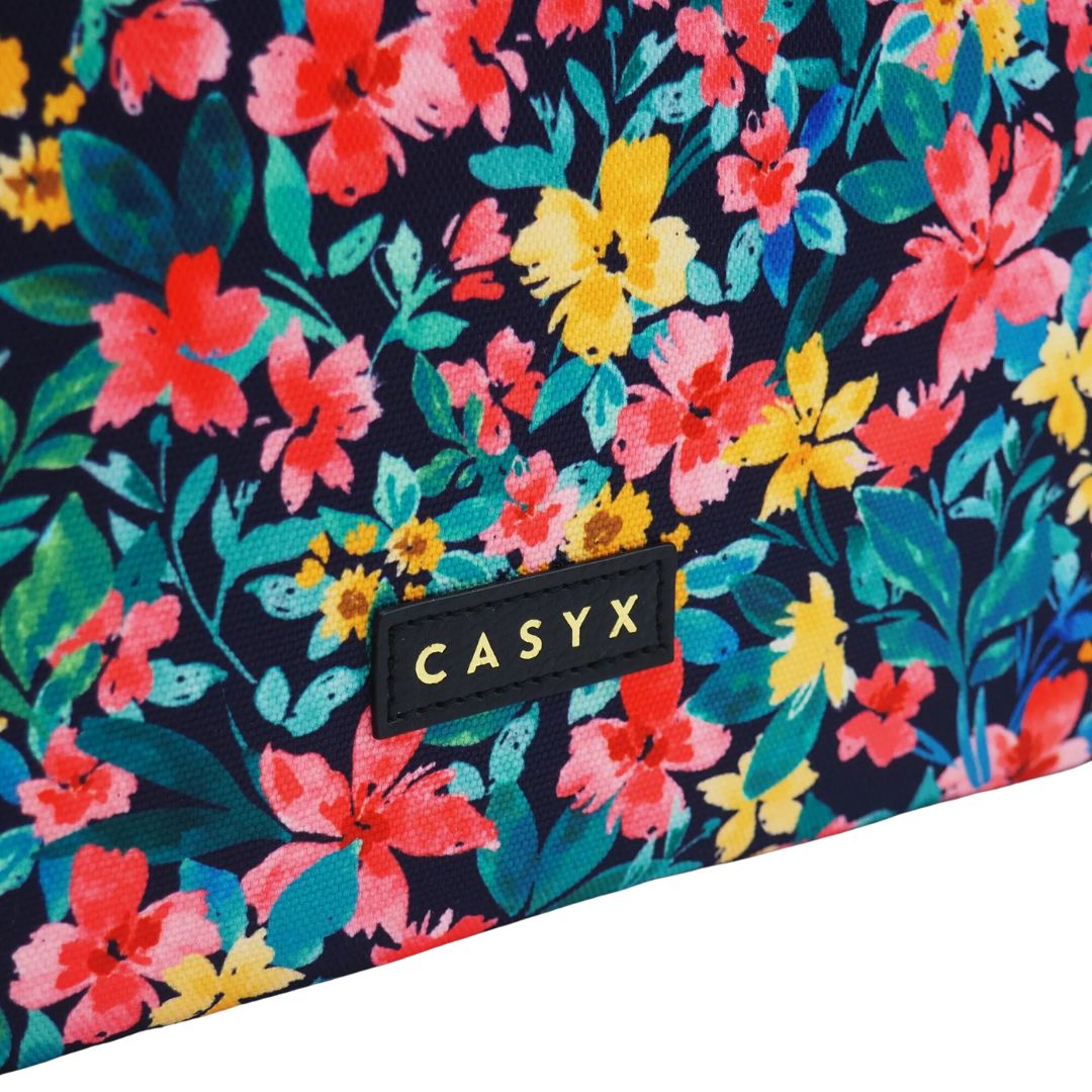 Laptophoes Casyx Dark Floral Watercolor 15 inch