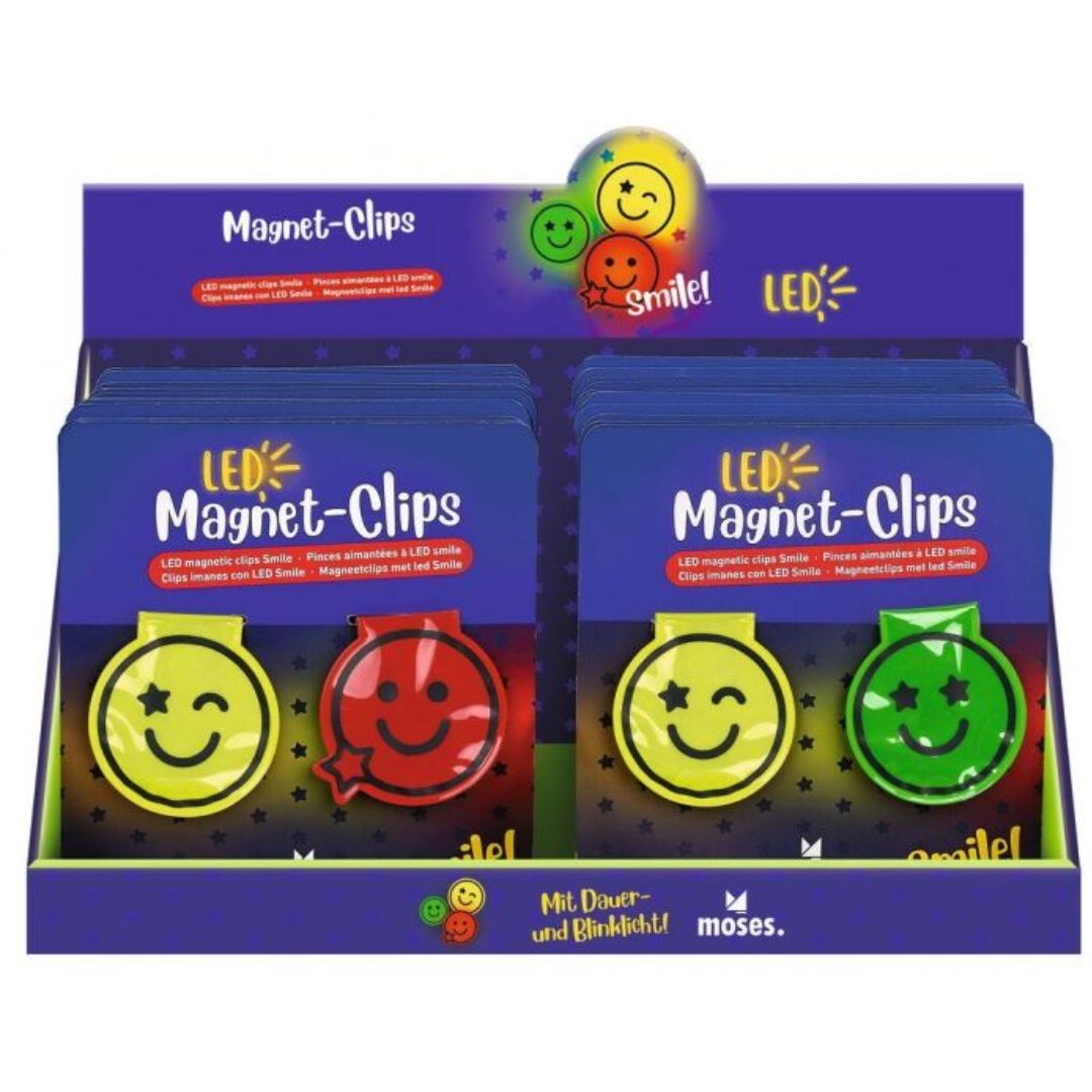 B2B Magneetclips - Set van 2 - Smiley