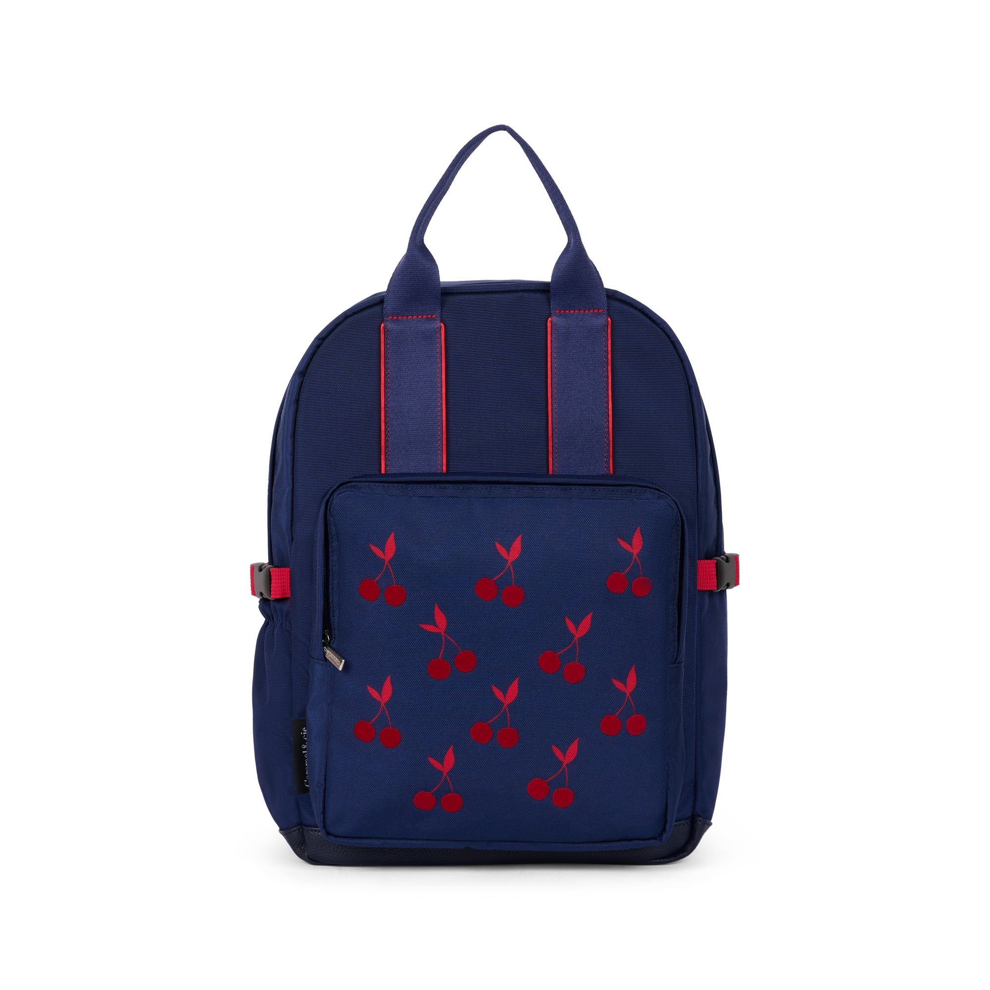 Rugzak eerste leerjaar blauw met kersen