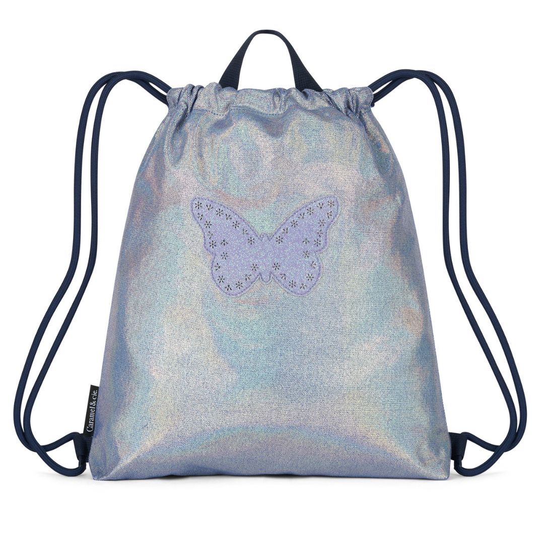 zwemzak glitter blauw