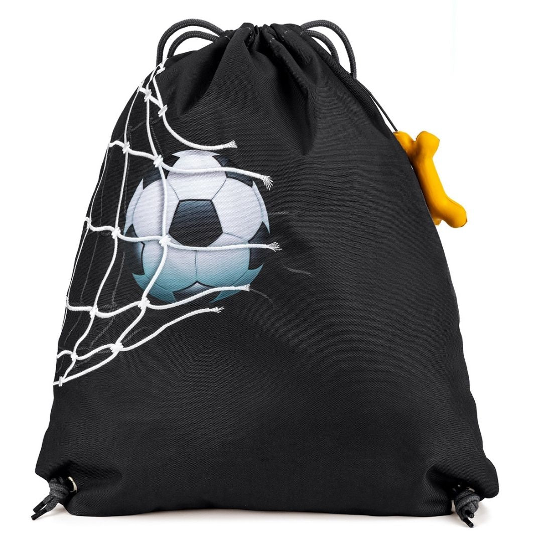 sporttas met voetbal stones and bones