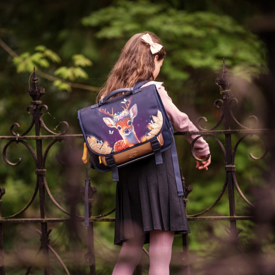 Stones and Bones Boekentas Lotus Pl Fairy Fawn Navy