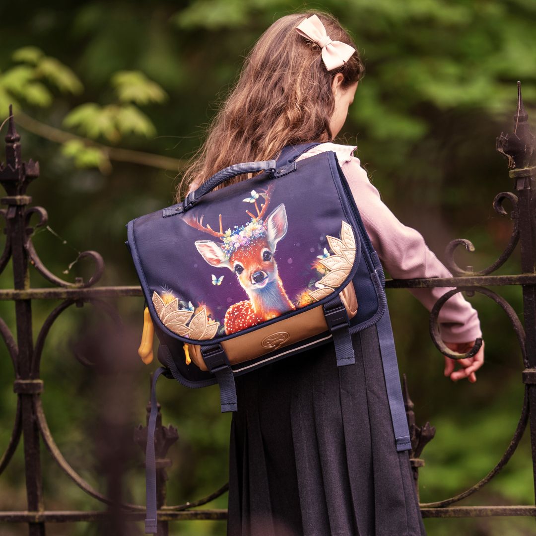 Stones and Bones Boekentas Lotus Pl Fairy Fawn Navy