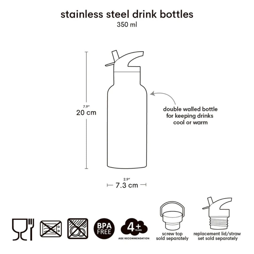 Drinkfles/Thermosfles Prinses 350 ml - A little lovely company