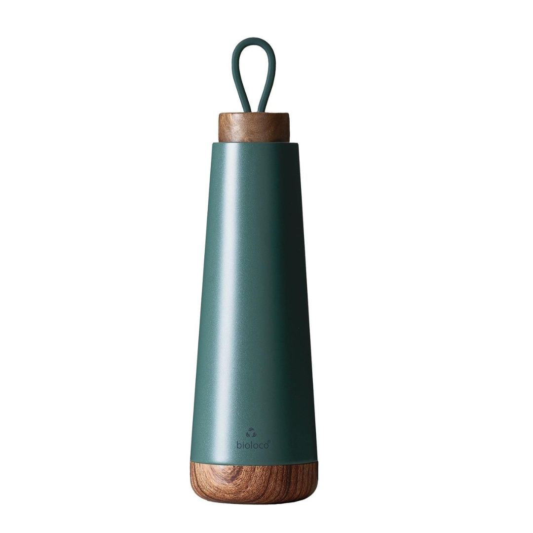 thermosfles donkergroen bioloco