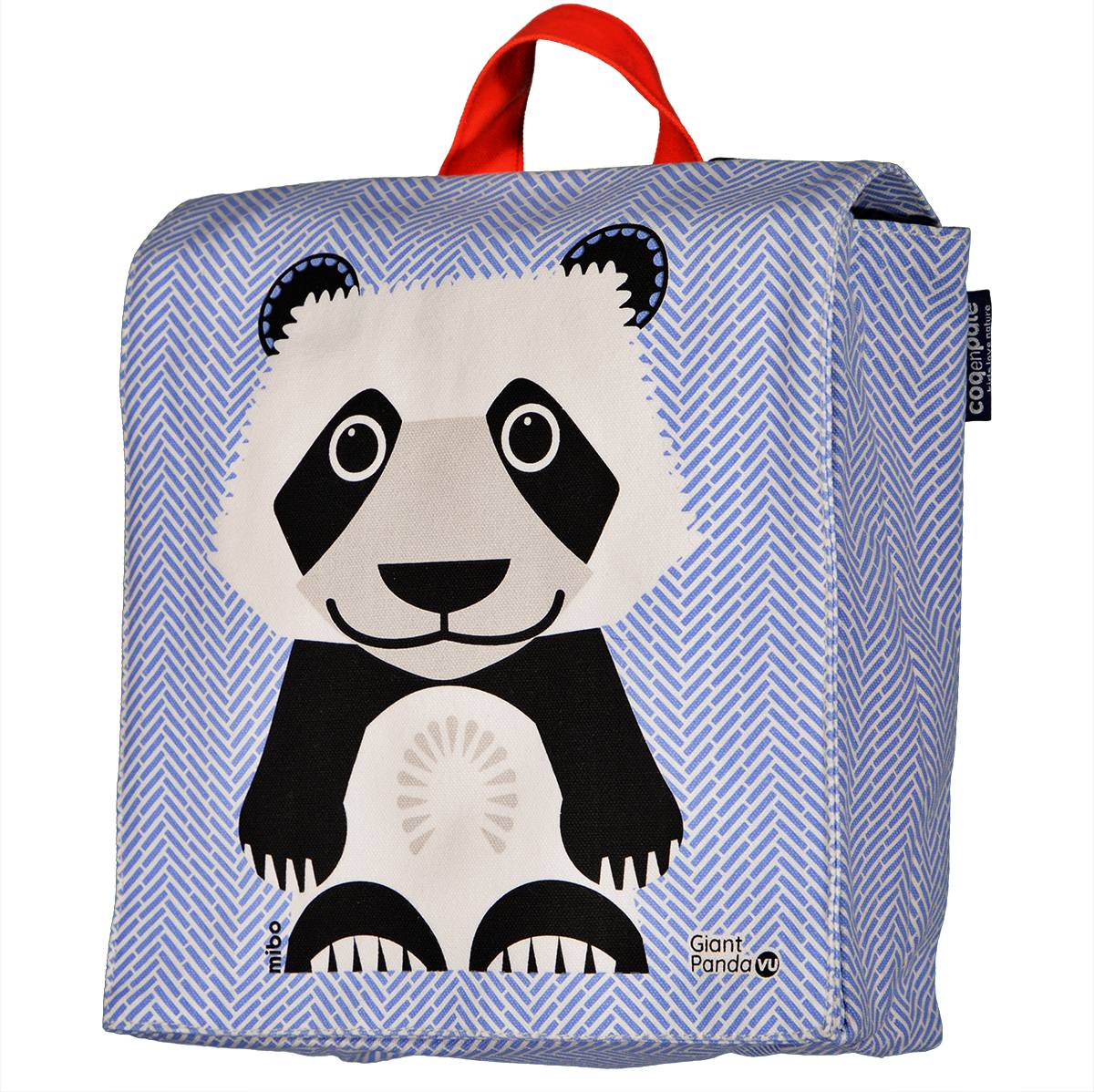 Lichblauwe kleutertas met panda