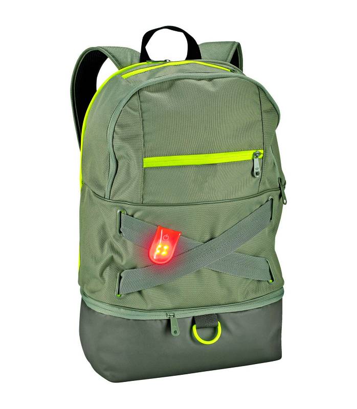 Rugzak met rood veiligheidslampje wowow