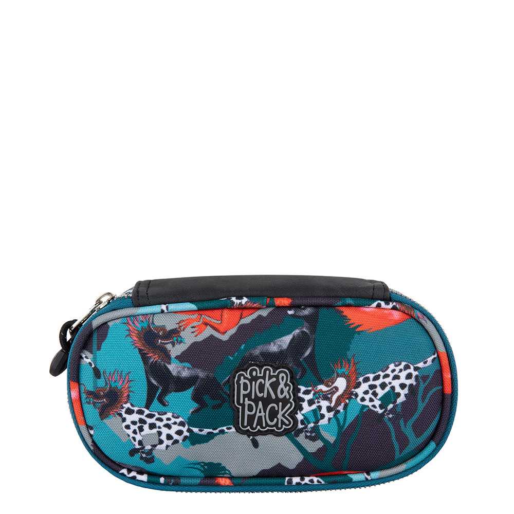 groene pennenzak met draken pick and pack recycled