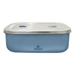 Lunchbox BioLoco RVS Sky Steel Blue