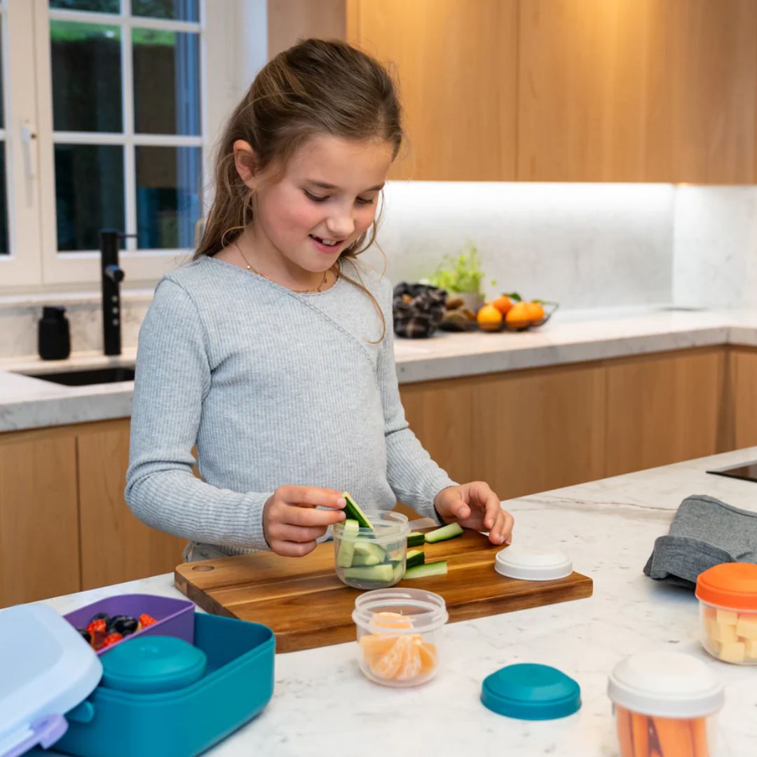 lunchbox met vakjes