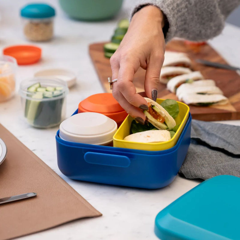 lunchbox met vakjes