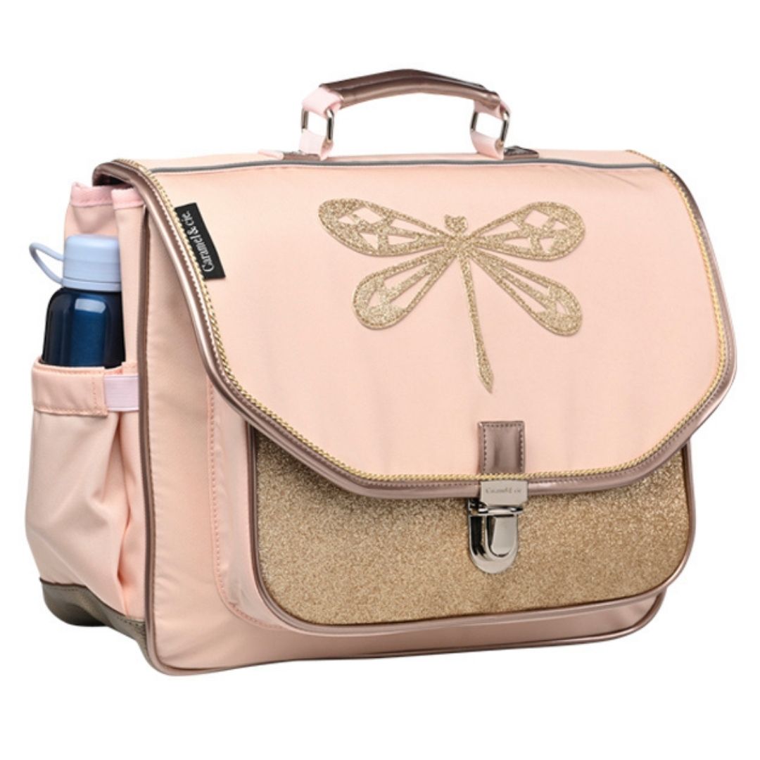 Boekentas Caramel et Cie Pink Dragonfly