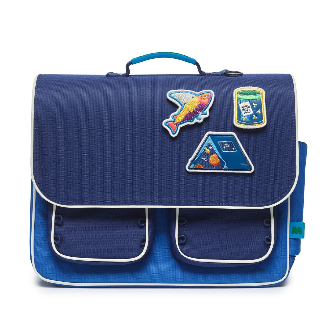 boekentas eerste leerjaar blauw Moodbag