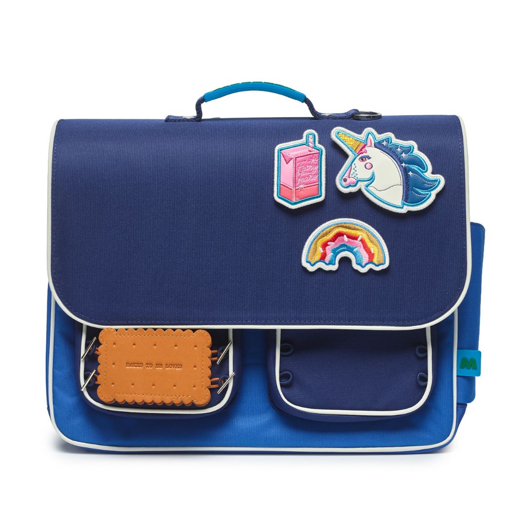 boekentas eerste leerjaar blauw Moodbag