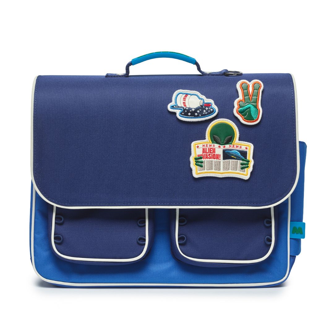 boekentas eerste leerjaar blauw Moodbag