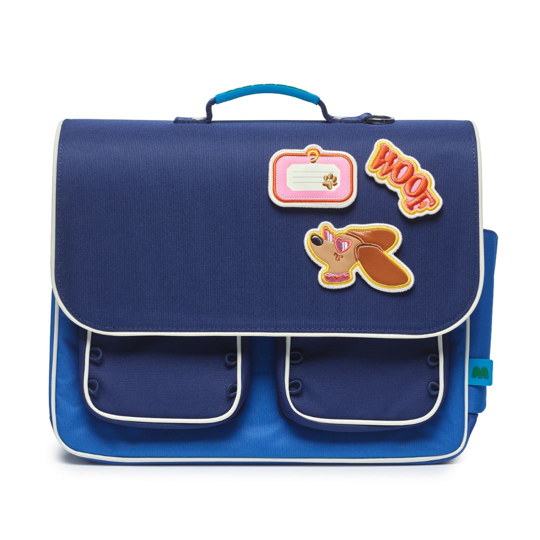 boekentas eerste leerjaar blauw Moodbag