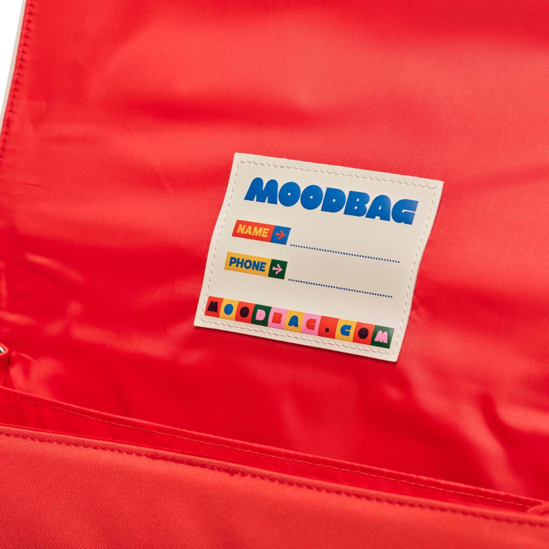Boekentas eerste leerjaar Moodbag rood