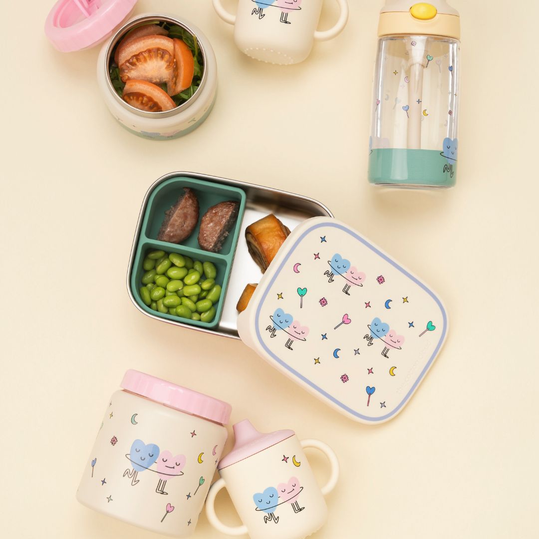 Lunchbox RVS The Cotton Cloud - Dancing Hearts