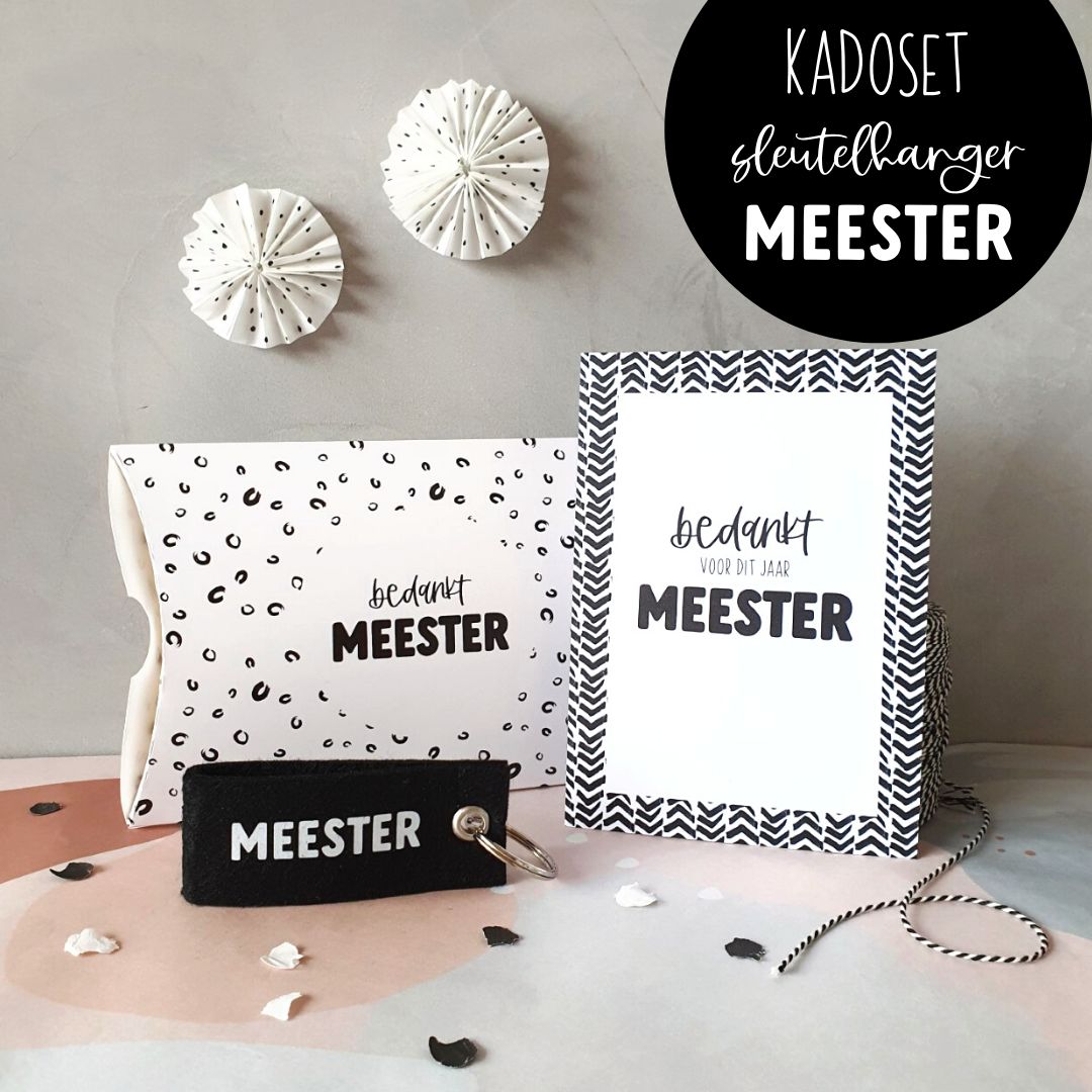 Cadeau juf/meester - Cadeauset "meester"