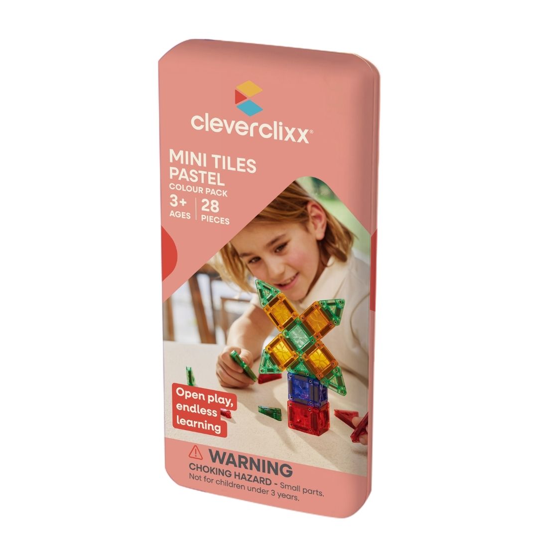 Cleverclixx - Mini Tiles Pack Pastel - 28 stuks