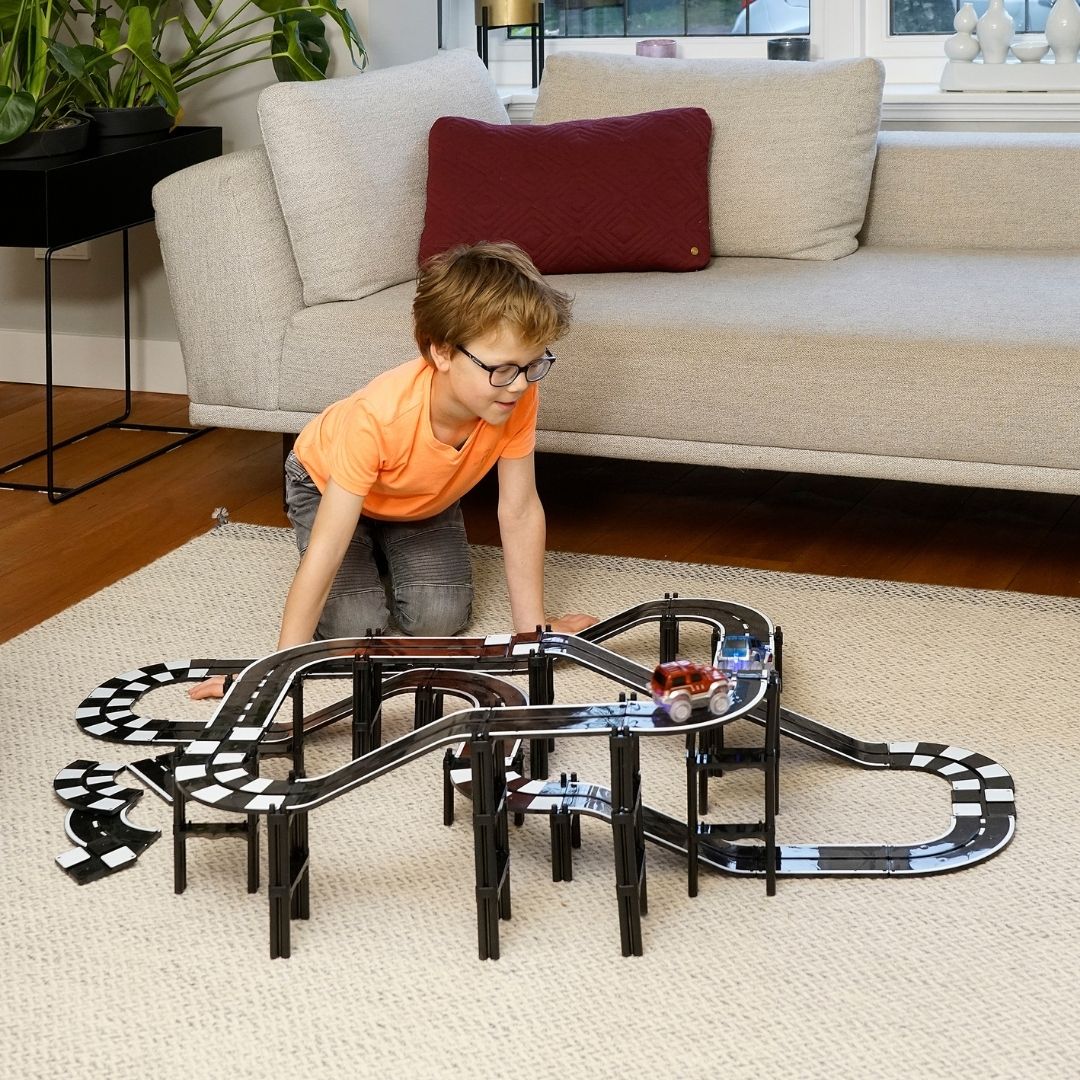 Coblo - Racebaan zwart - 70 stuks