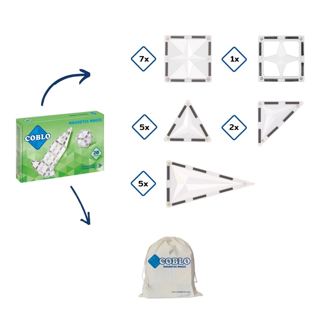 Coblo Transparant - 20 stuks