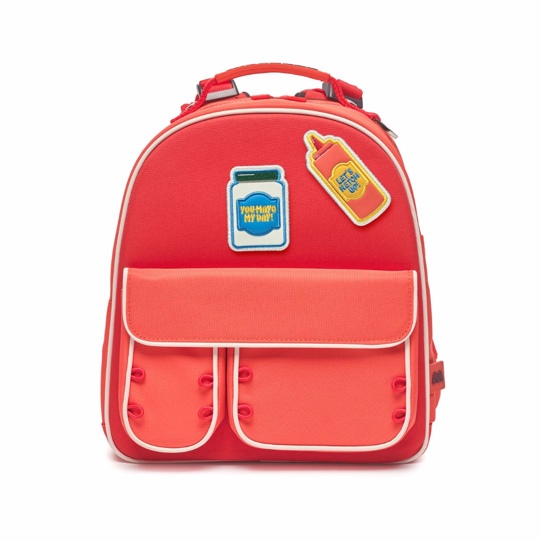 rugzak kleuter Moodbag rood