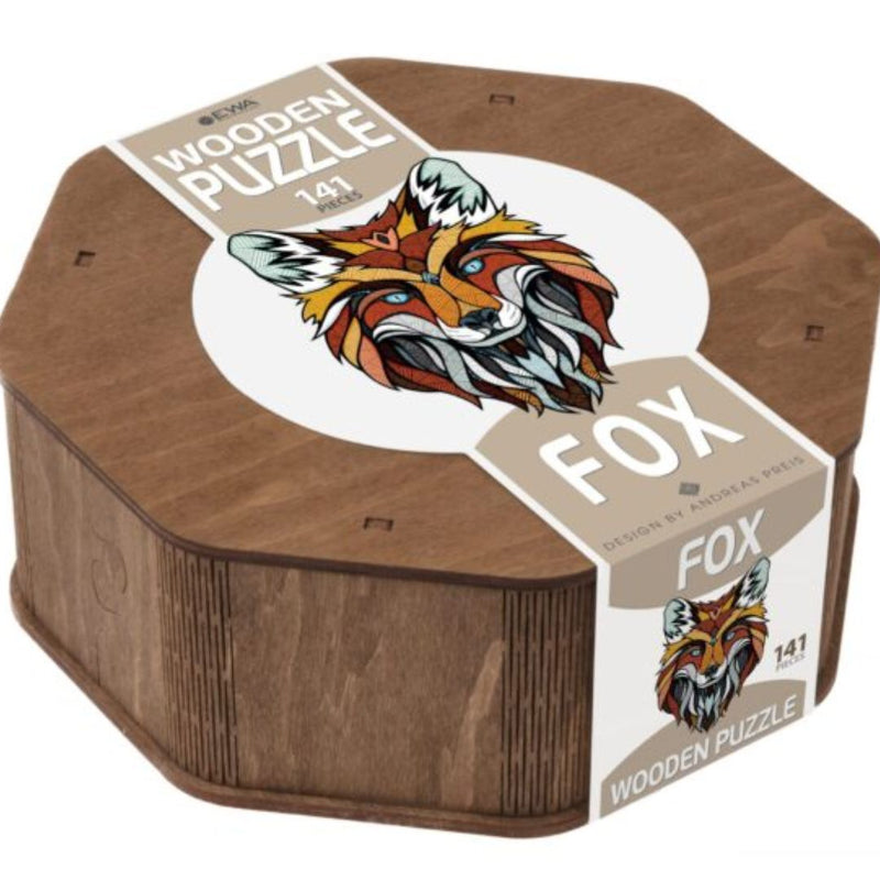 Puzzel Fox Large - Eco Wood Art