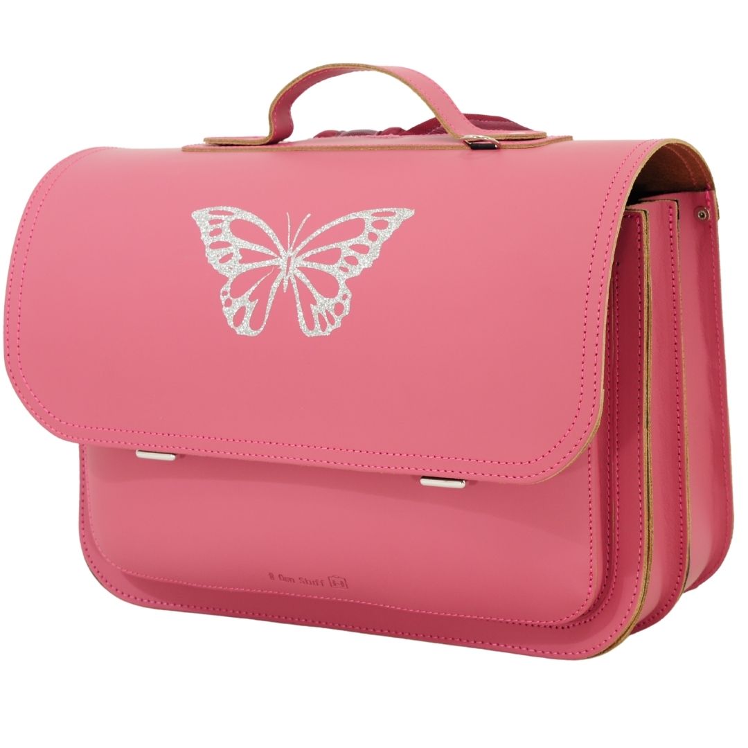 Own Stuff Boekentas Vlinder Antique Pink