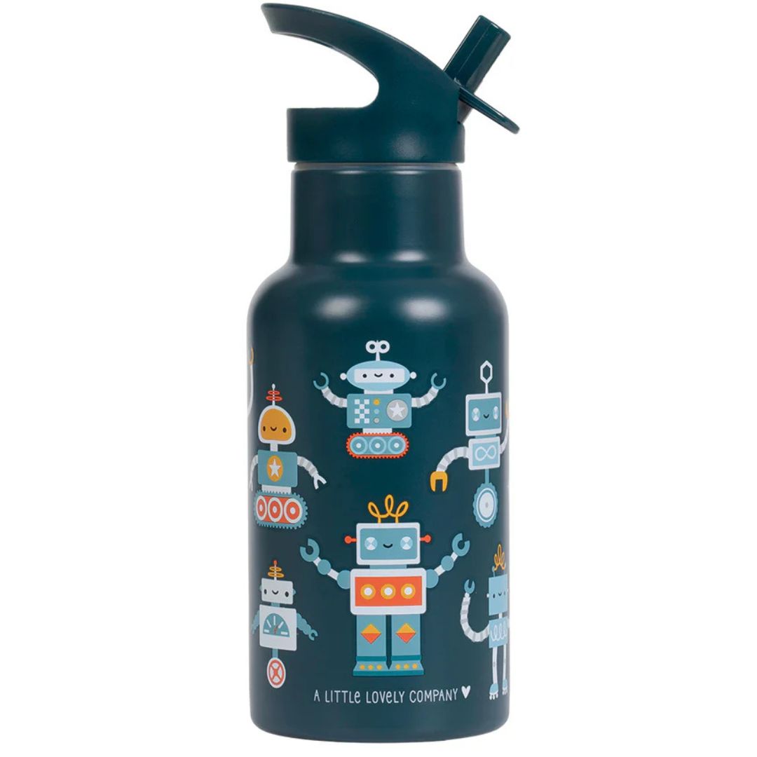 Drinkfles/Thermosfles Robots 350 ml - A little lovely company