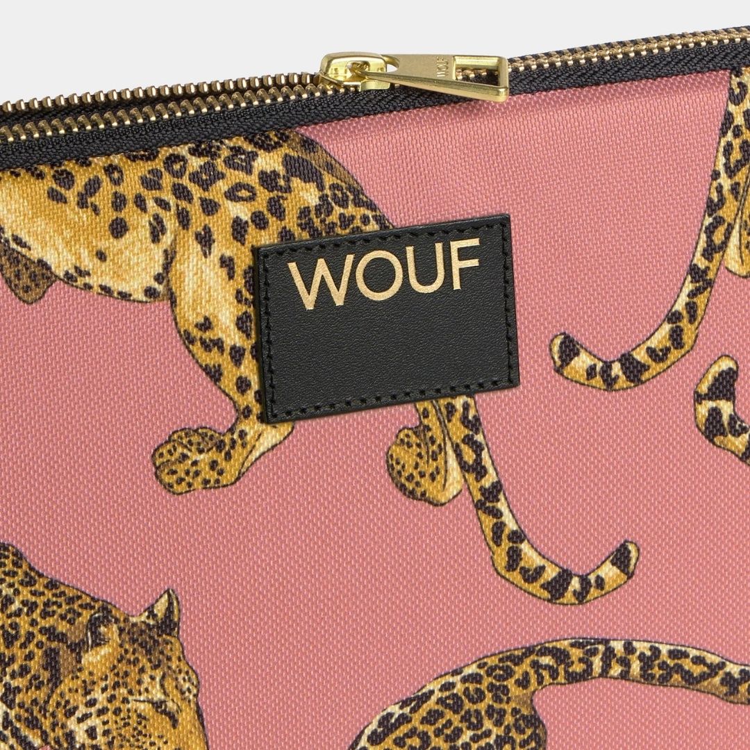 Wouf Laptophoes Blush Leopard 15/16 inch