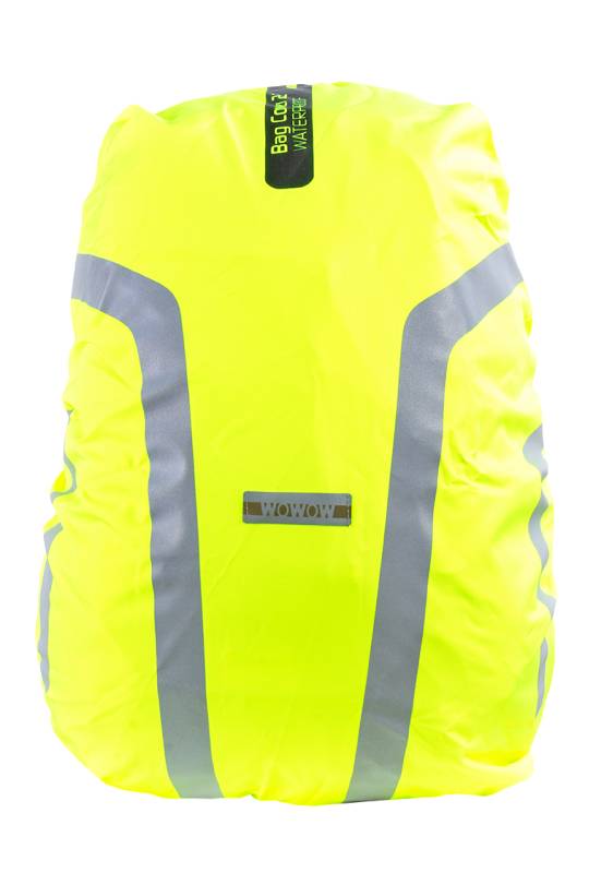 Regenhoes voor rugzak in fluorescerende kleur