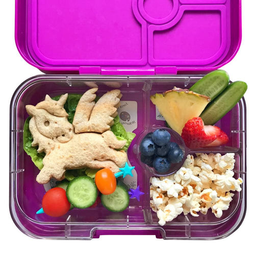 yumbox lunchbox met gepimpte boterhammen unicorn