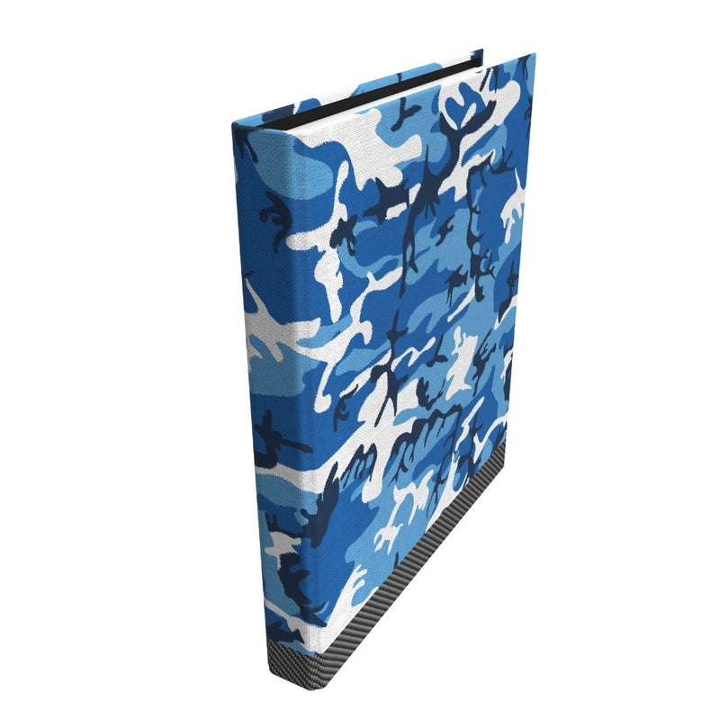 camouflage ringmap blauw